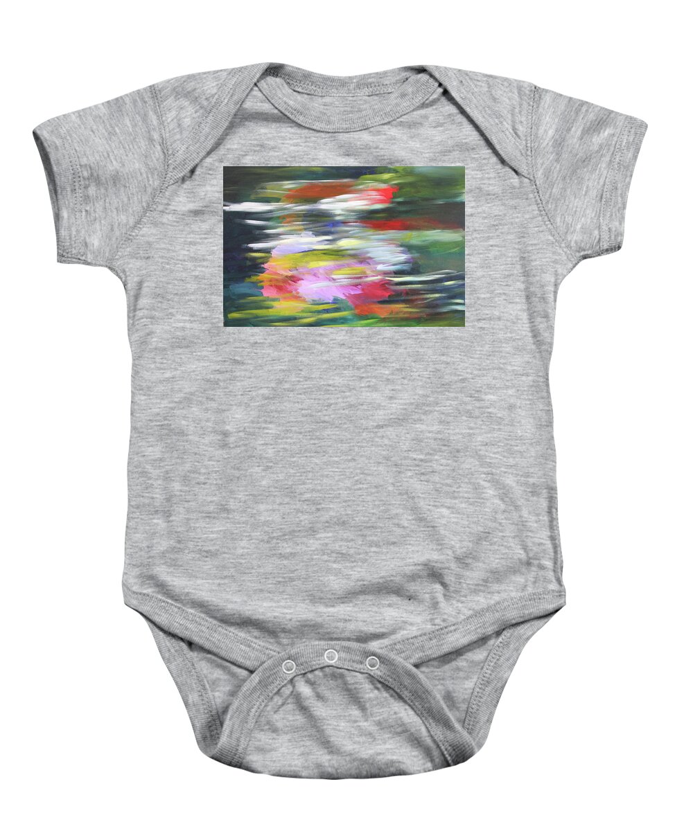 Fusionart Baby Onesie featuring the painting The Scarf by Ralph White