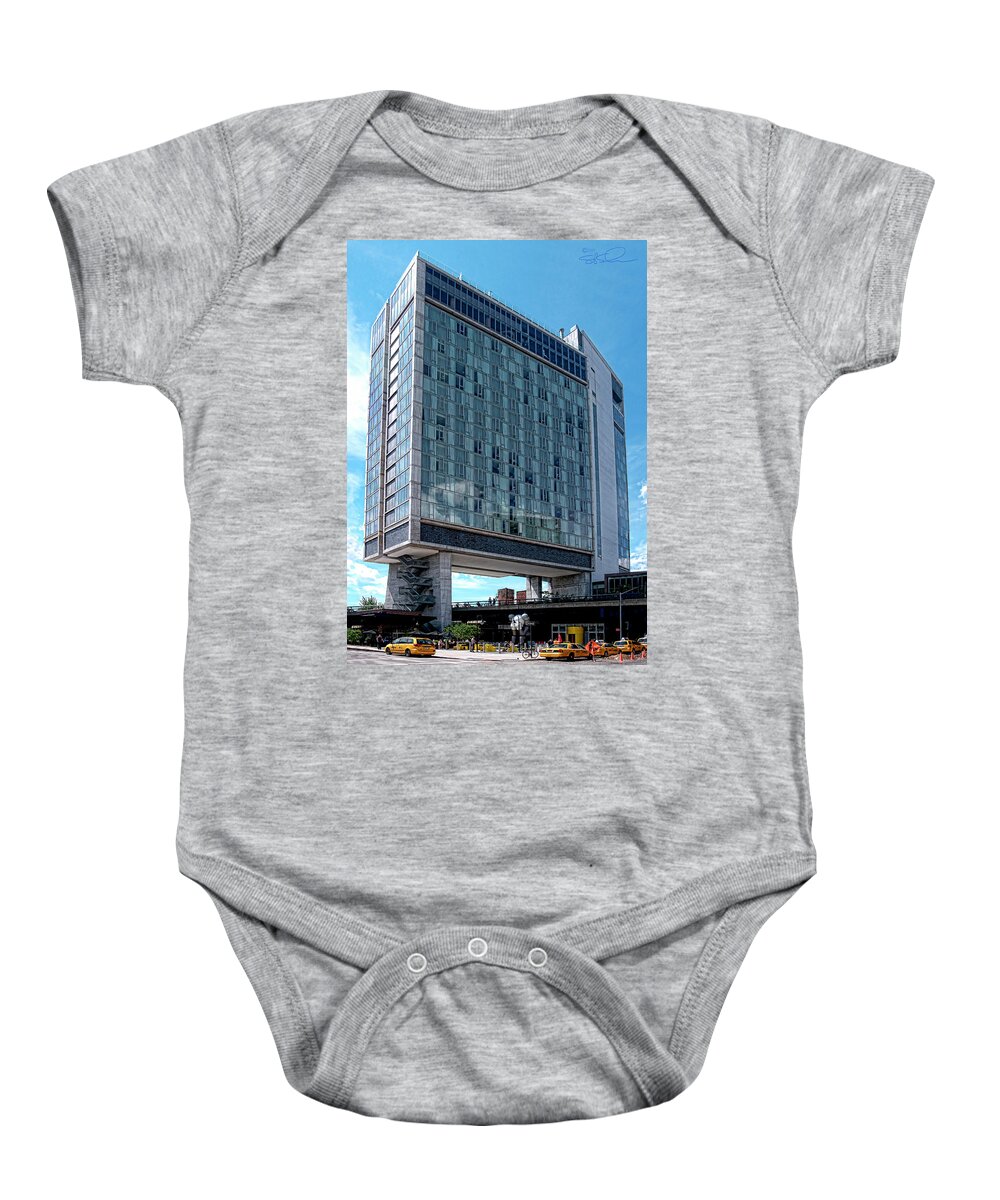 Nyc Baby Onesie featuring the photograph The Standard Hotel by S Paul Sahm
