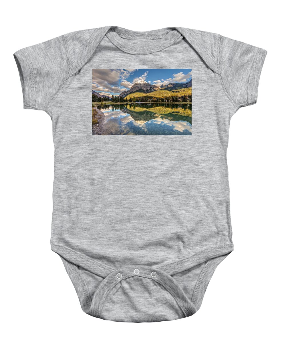 Field Baby Onesie featuring the photograph The Town of Field in British Columbia by Pierre Leclerc Photography