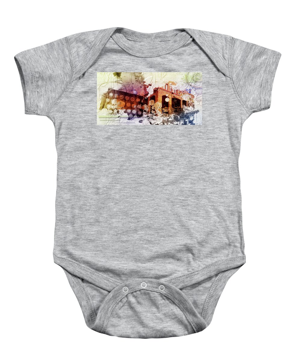 Creative Baby Onesie featuring the photograph Them olden days by Deb Nakano