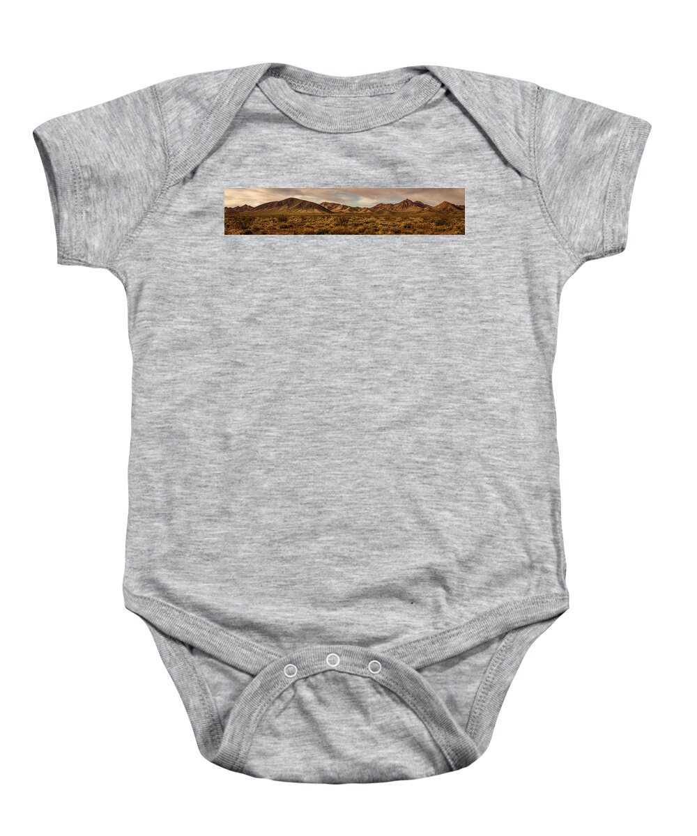 California Baby Onesie featuring the photograph Titus Canyon Start by Peter Tellone
