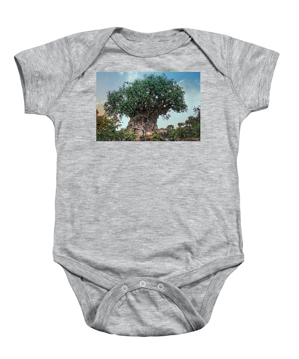 Tree Of Life Baby Onesie featuring the photograph Tree of Life by Jackson Pearson