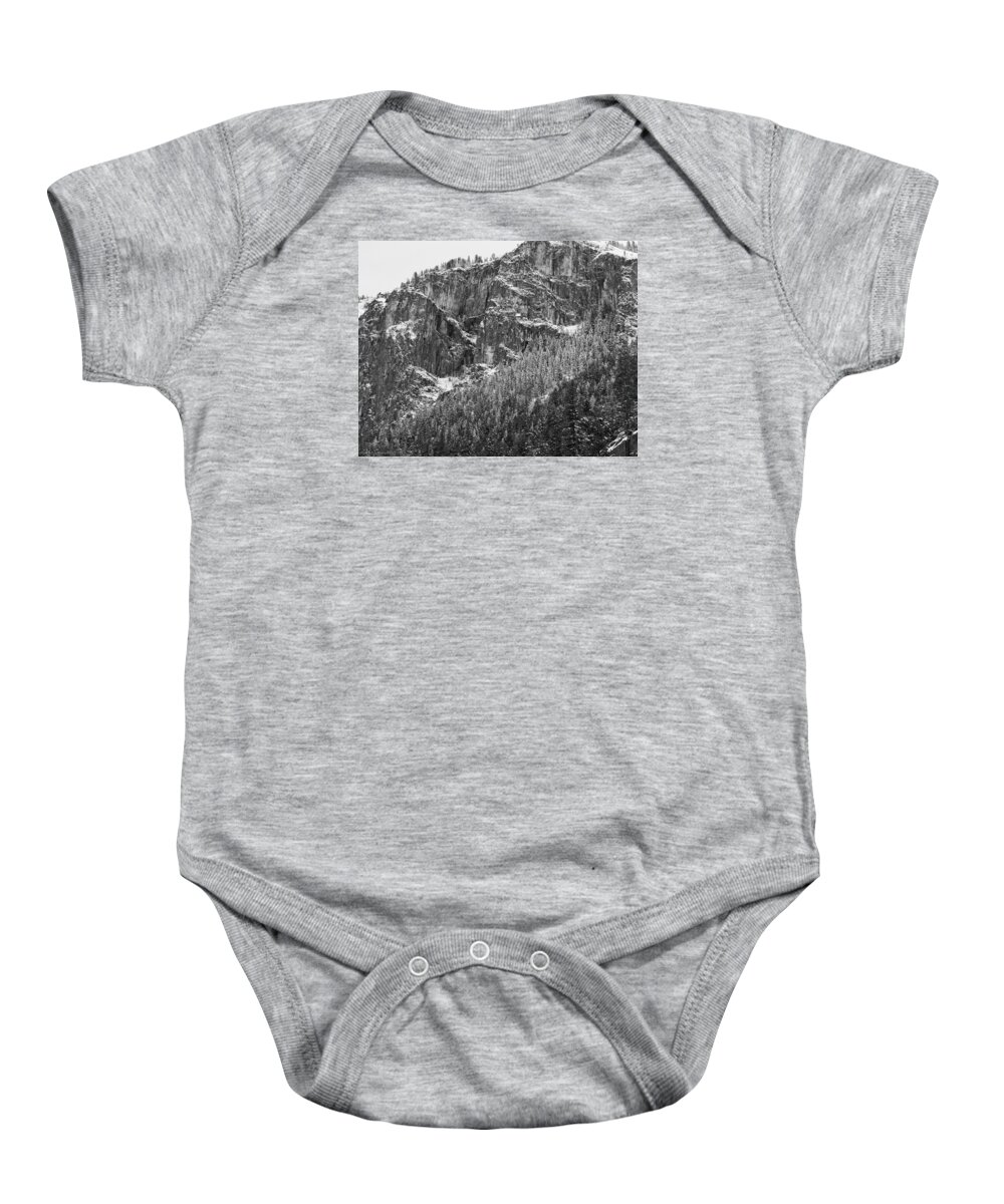 Yosemite Baby Onesie featuring the photograph Treefall by Lora Lee Chapman