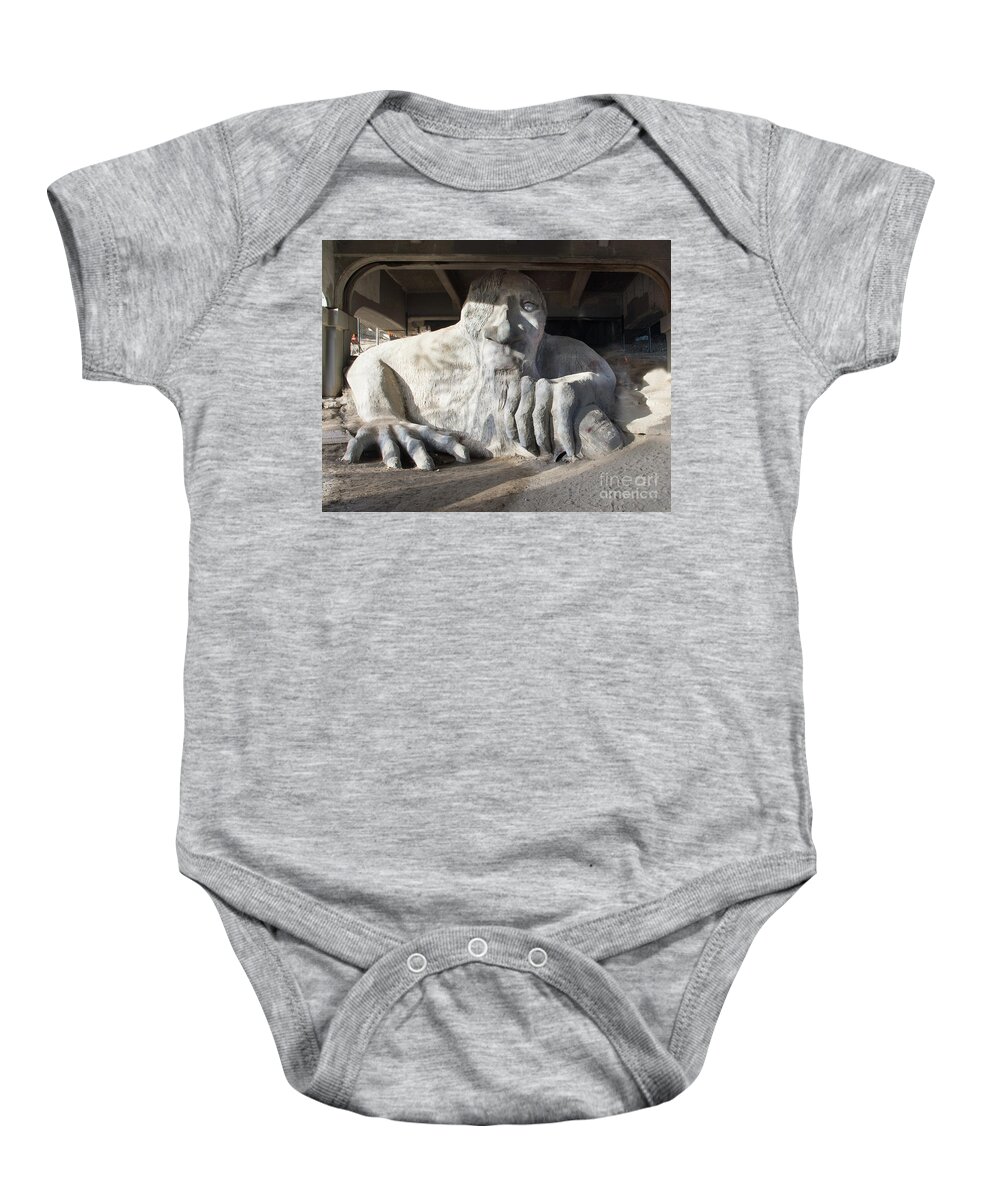 Troll Baby Onesie featuring the photograph Troll by Jim Hatch