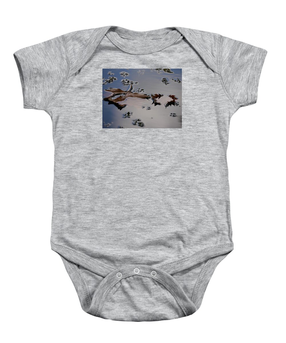 Tulip Tree Leaves Baby Onesie featuring the photograph Tulip Tree Leaves by Jane Ford