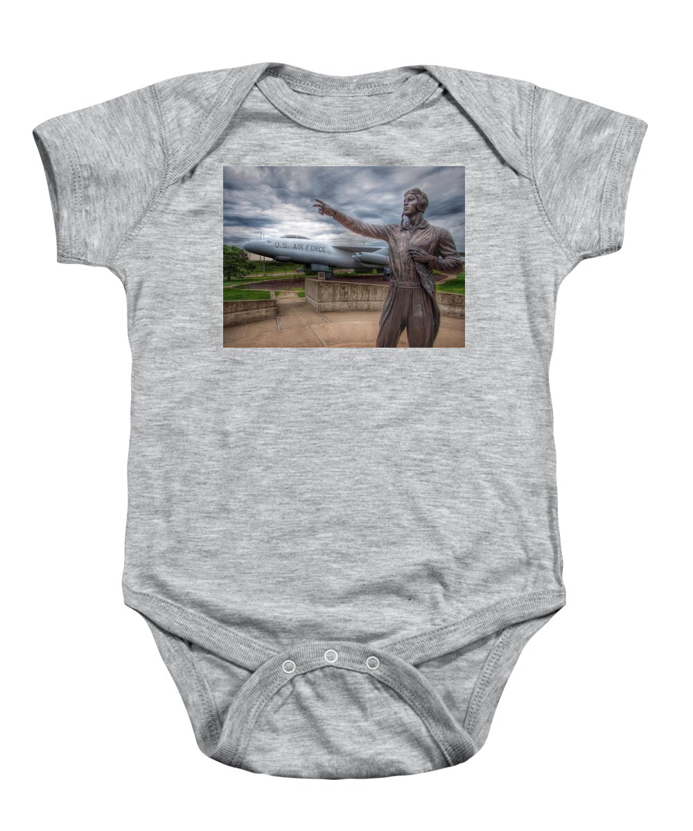 Tuskegee Airmen Baby Onesie featuring the photograph Tuskegee Airman by Buck Buchanan