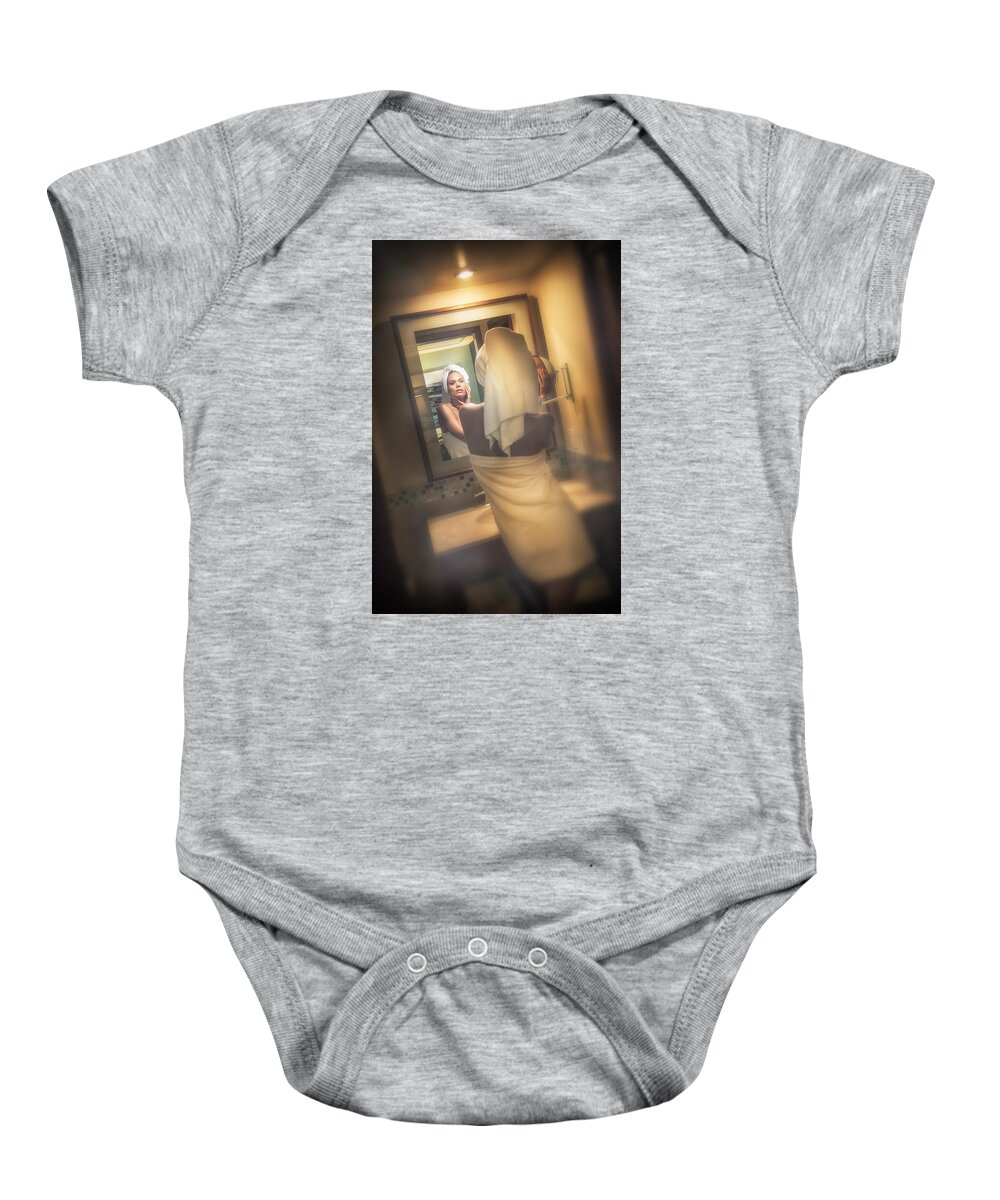 Christa Reday Baby Onesie featuring the photograph Two Towels by Rikk Flohr