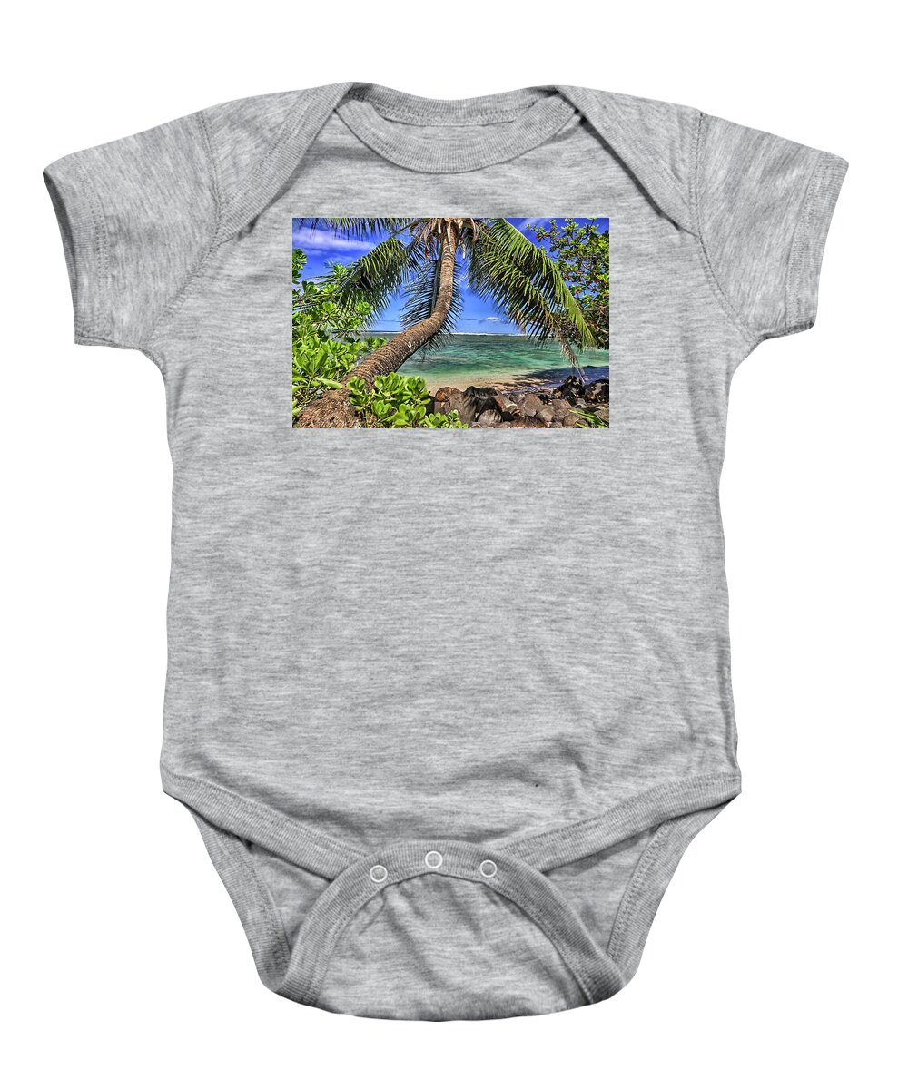 Granger Photography Baby Onesie featuring the photograph Under The Coconut Tree by Brad Granger