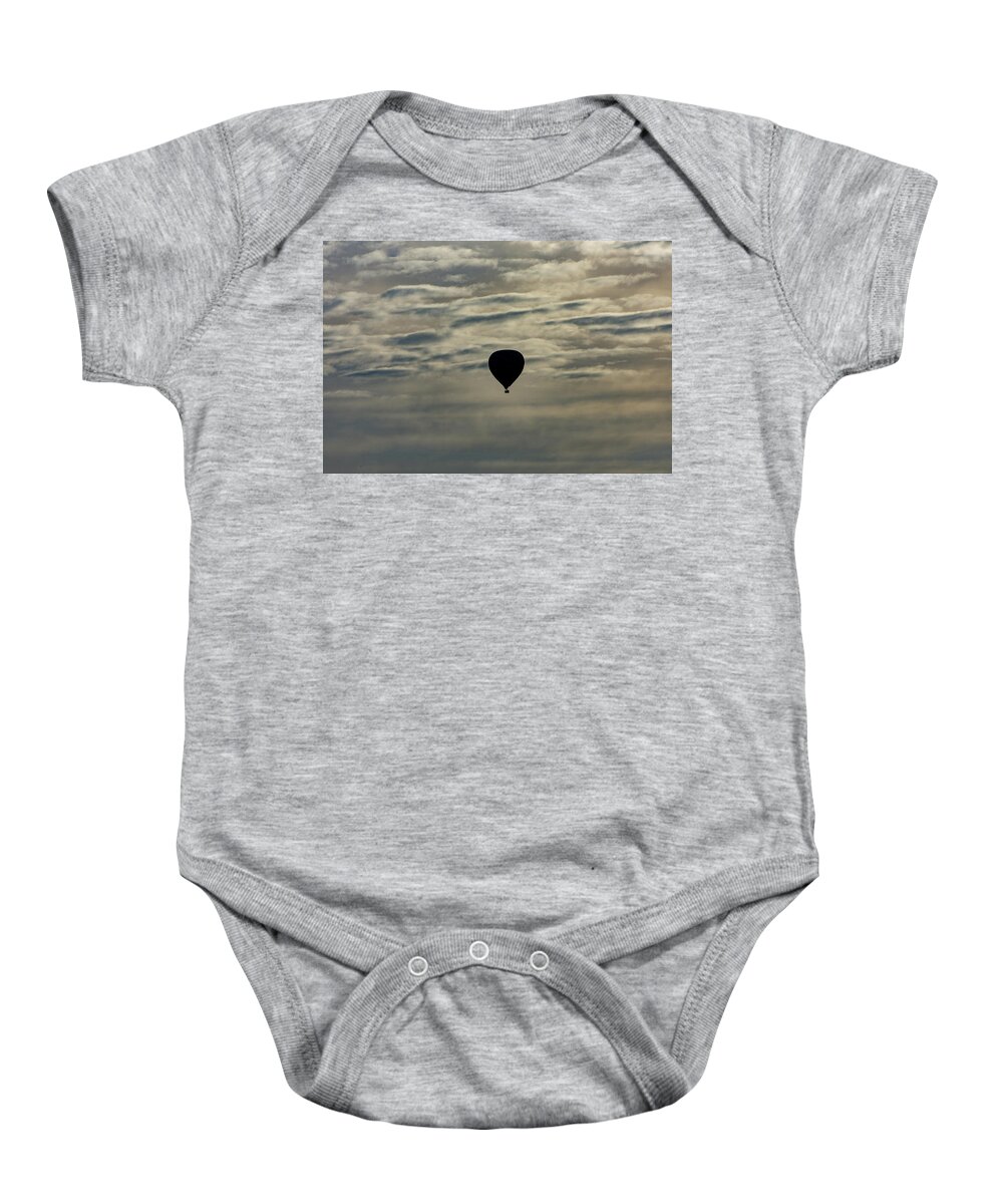 Balloon Baby Onesie featuring the photograph Up Up and Away by Douglas Killourie