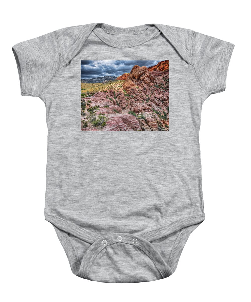 Desert Baby Onesie featuring the photograph Valley of Fire I by Patrick Boening