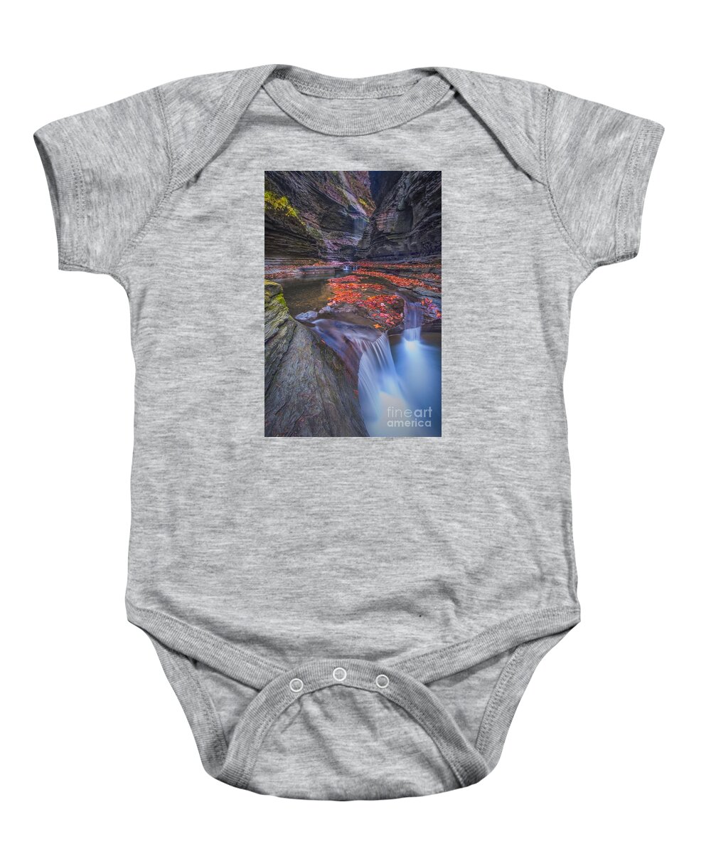 Canyon Baby Onesie featuring the photograph Vantage Point by Marco Crupi