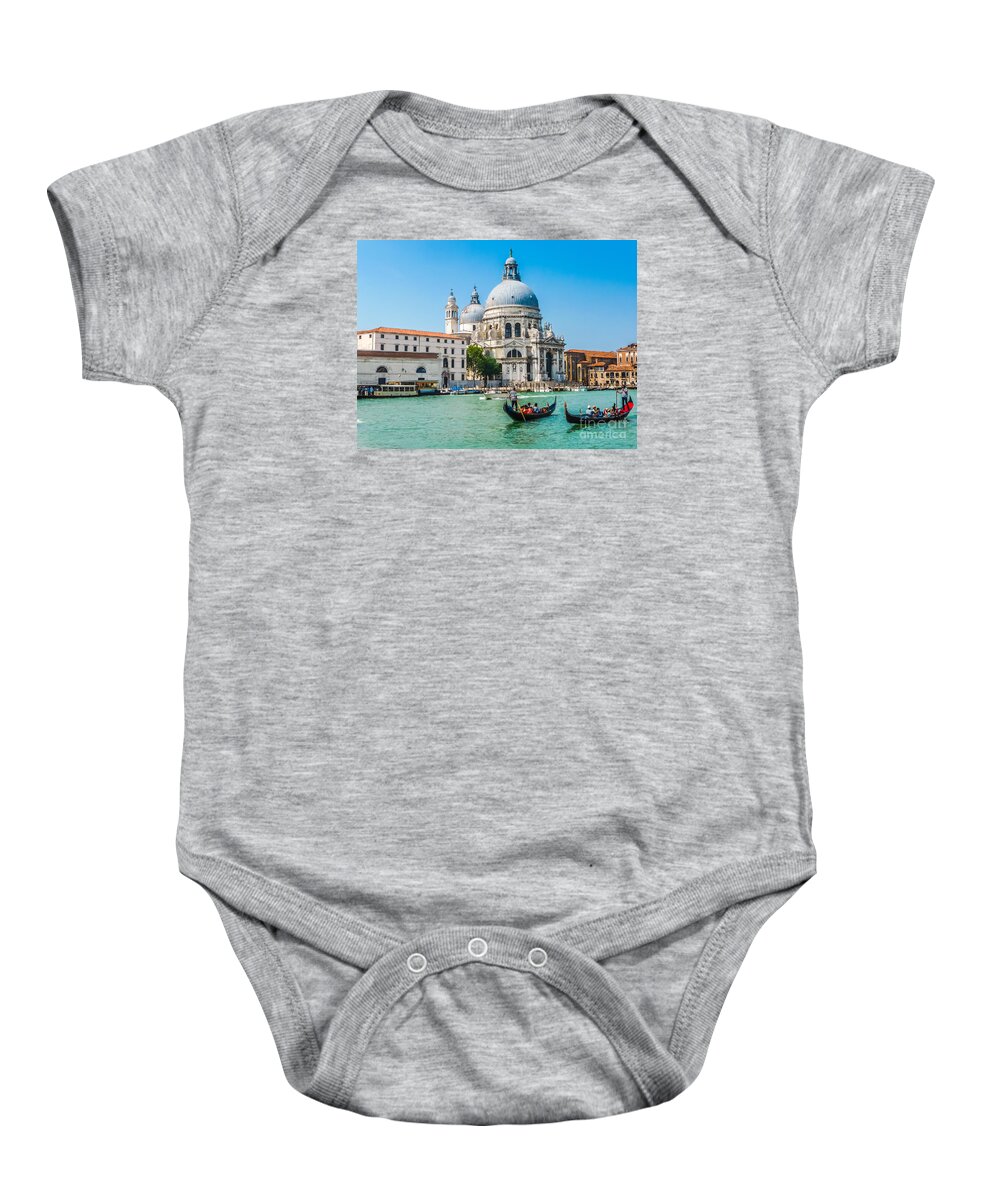 Adriatic Baby Onesie featuring the photograph Venice how it should be by JR Photography