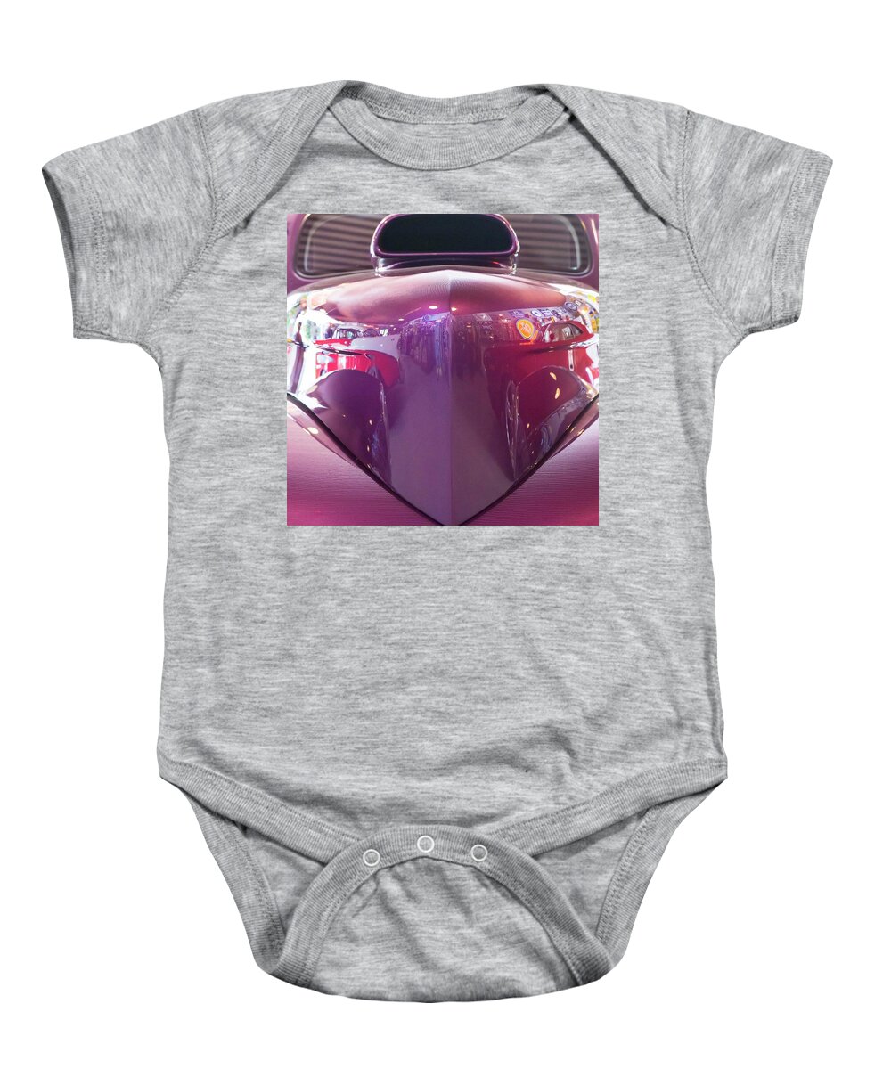 Reflections Baby Onesie featuring the photograph Vintage Reflections by Jeanne May