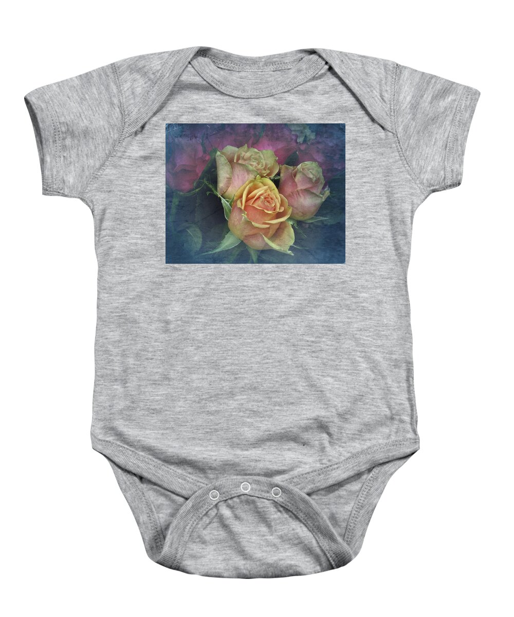 Roses Baby Onesie featuring the photograph Vintage Sunday Roses by Richard Cummings