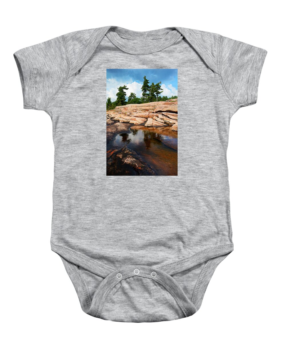 Wall Island Baby Onesie featuring the photograph Wall Island Colours by Steve Somerville