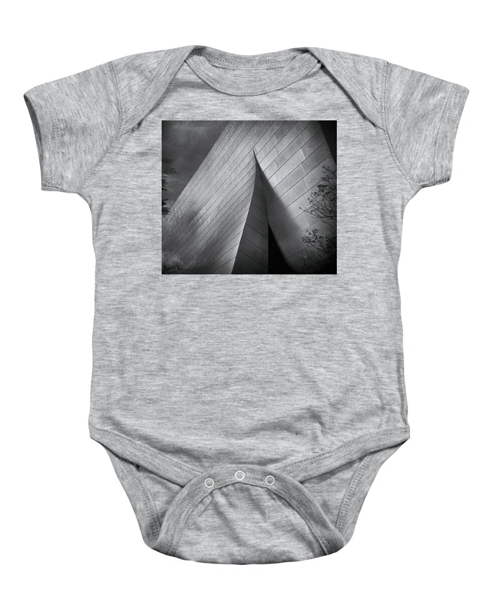 Architecture Baby Onesie featuring the photograph Walt Disney Concert Hall 1 by Denise Dube