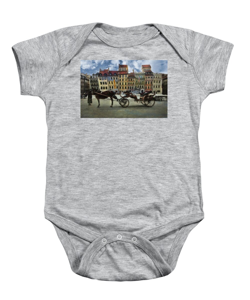  Baby Onesie featuring the photograph Old Town in Warsaw # 30 by Aleksander Rotner