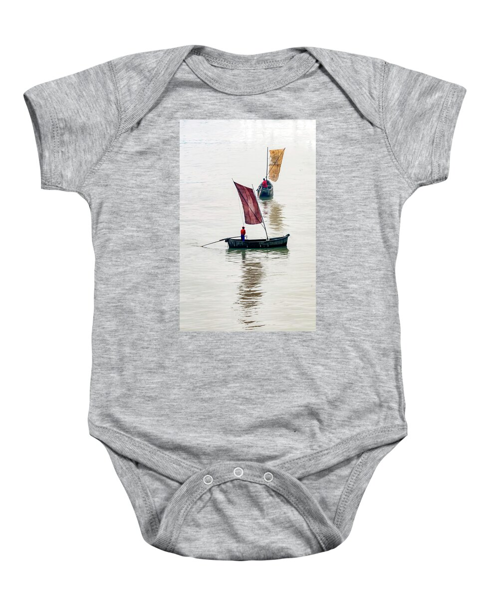 Asia Baby Onesie featuring the photograph Watercolor. by Usha Peddamatham