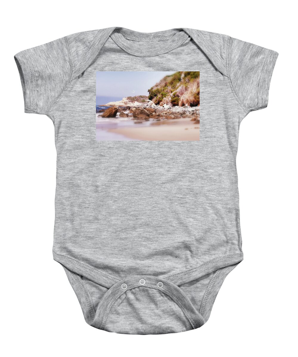 California Baby Onesie featuring the photograph Whats the Hurry by Diana Angstadt