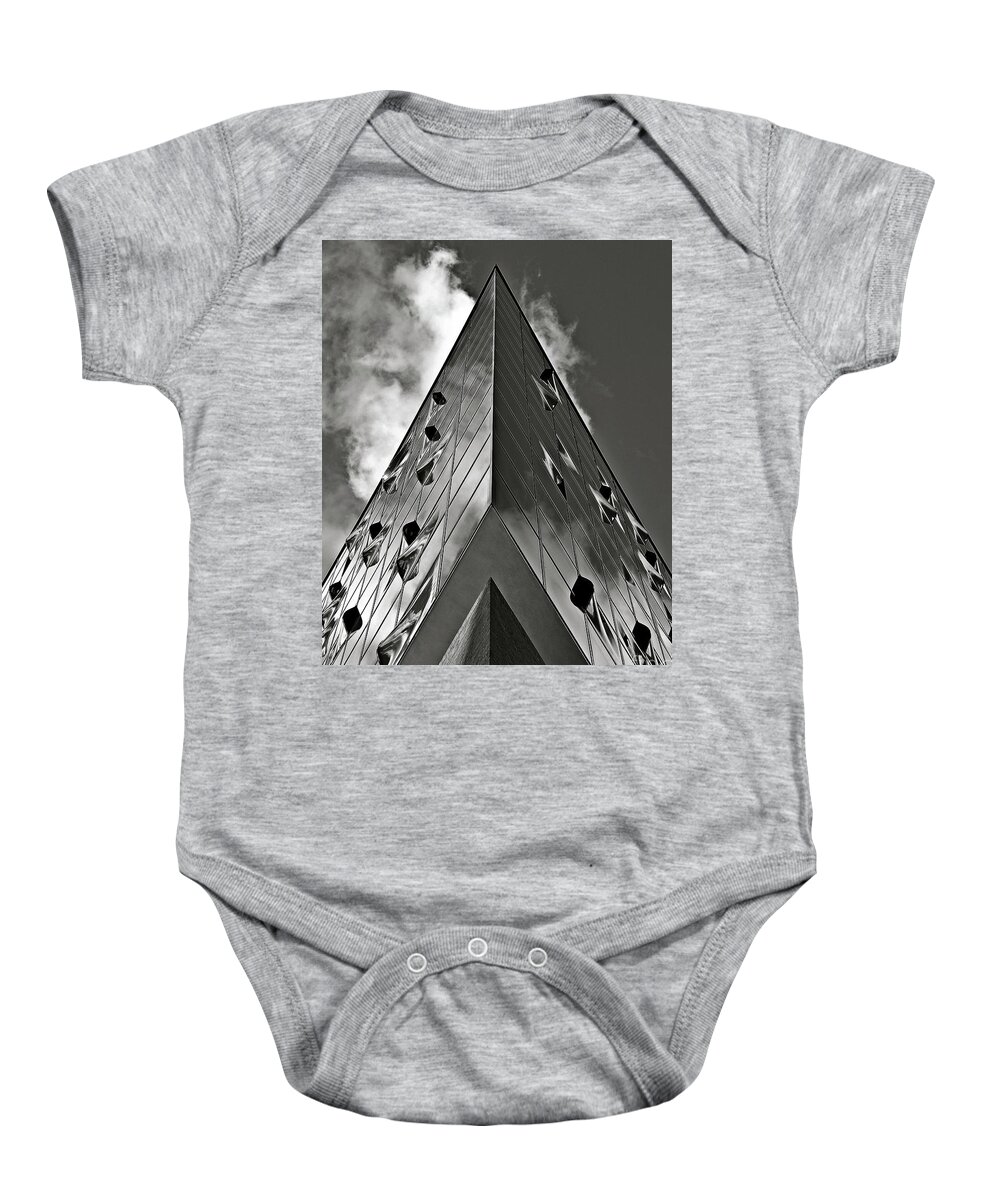 Music Baby Onesie featuring the photograph When Music touch the Sky by Silva Wischeropp