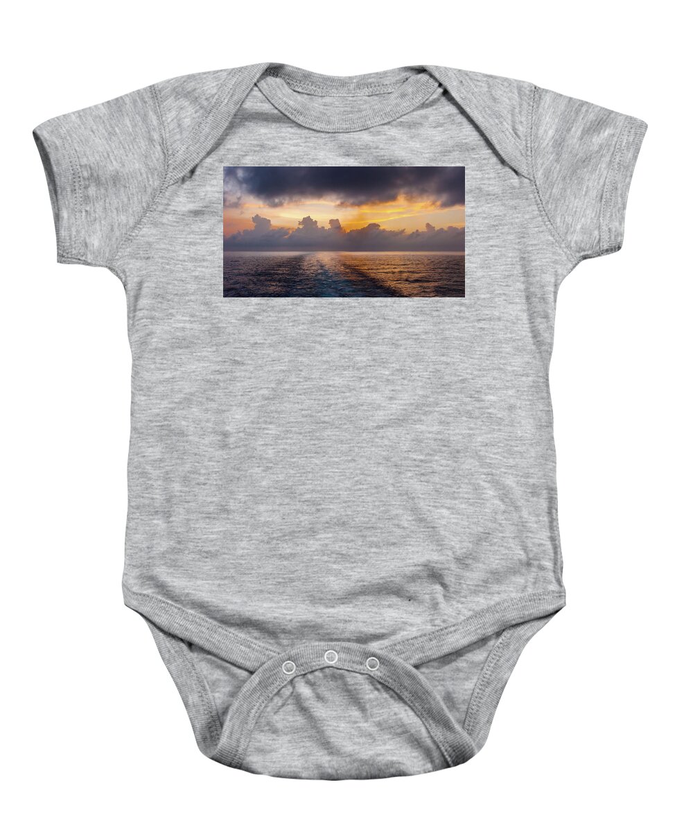 Sunsets Baby Onesie featuring the photograph Where we were by Charles McCleanon