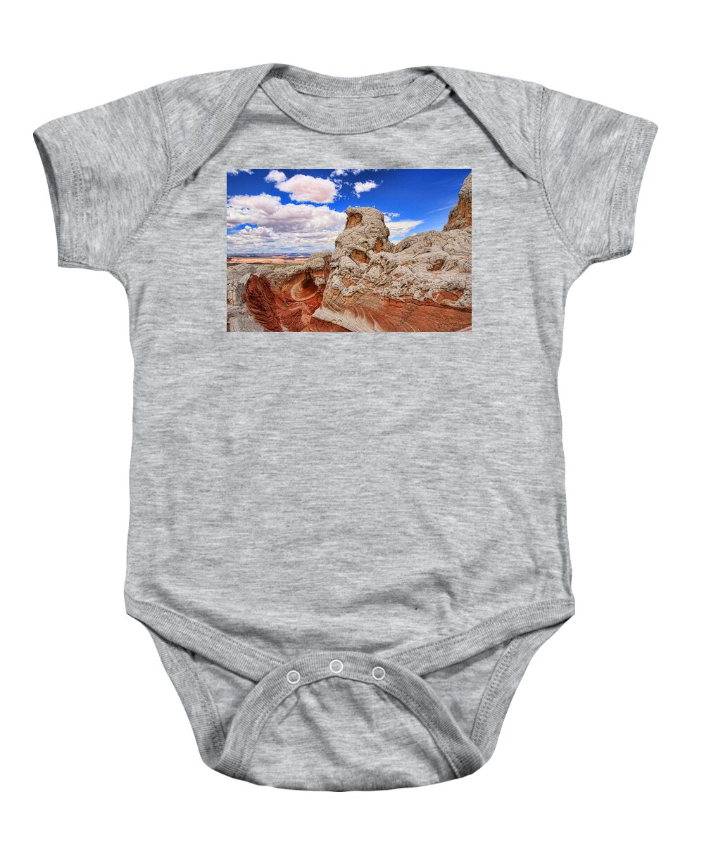 White Pocket Baby Onesie featuring the photograph White Pocket # 24 by Allen Beatty