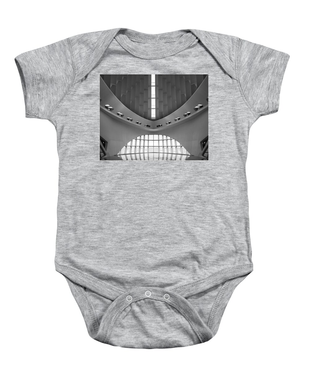 Calatrava Baby Onesie featuring the photograph Windhover #3 by John Roach
