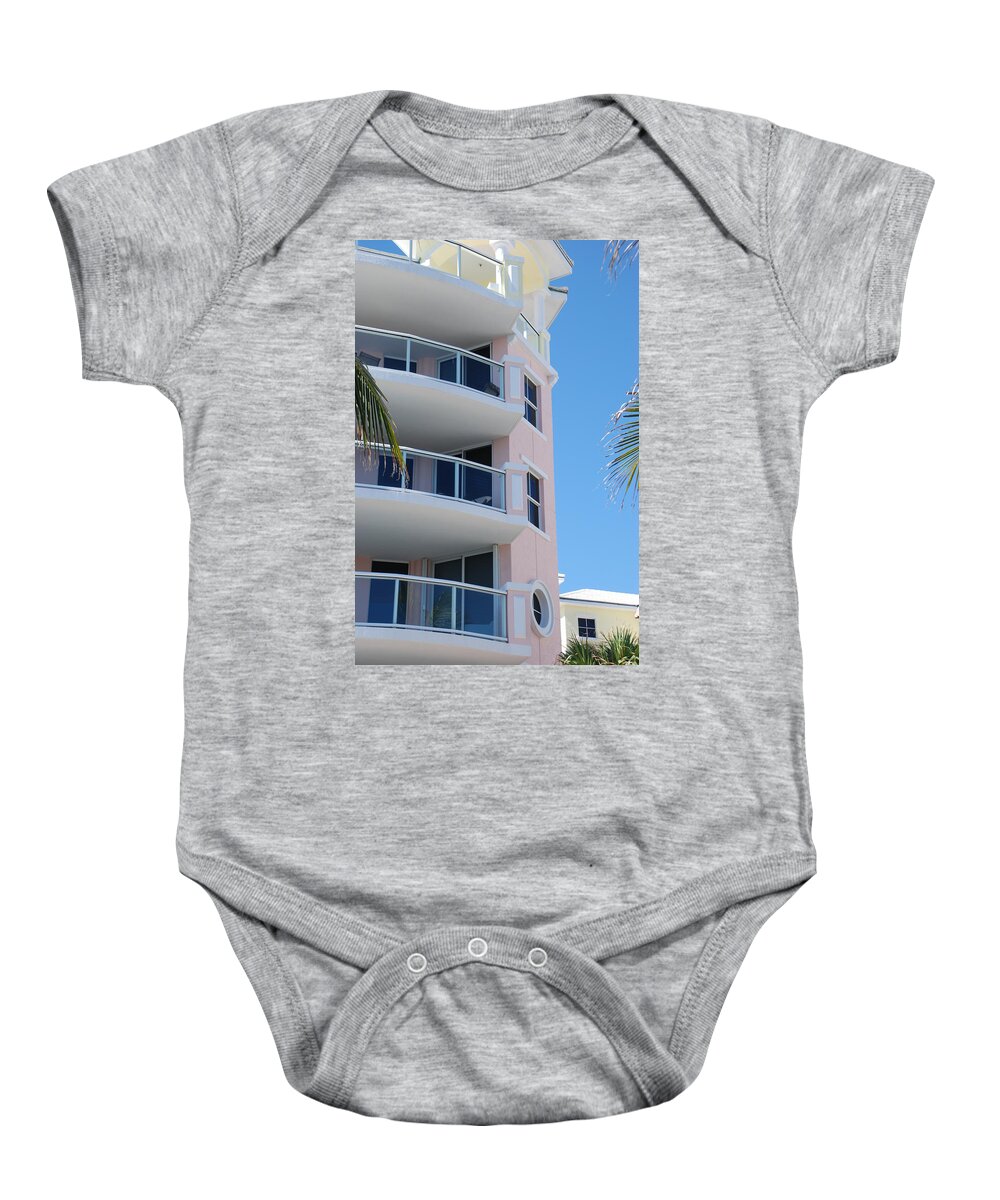 Architecture Baby Onesie featuring the photograph Windows 10 by Rob Hans