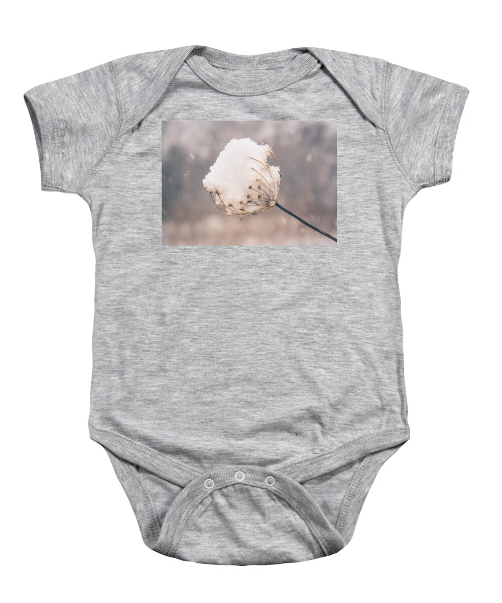 Nature Baby Onesie featuring the photograph Winter Beauty by Viviana Nadowski