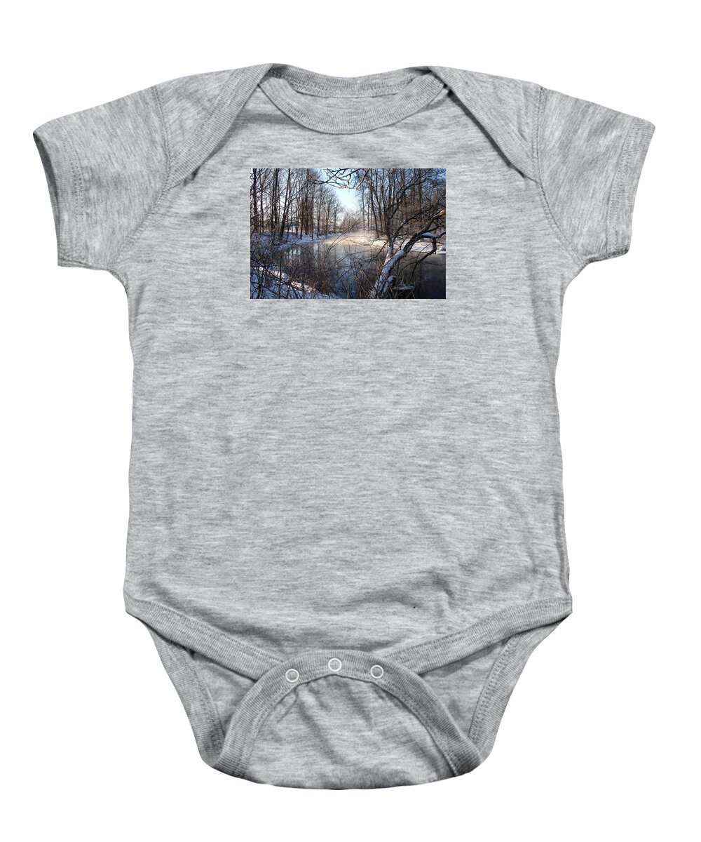 Snow Baby Onesie featuring the photograph Winter Frost by Robert Och