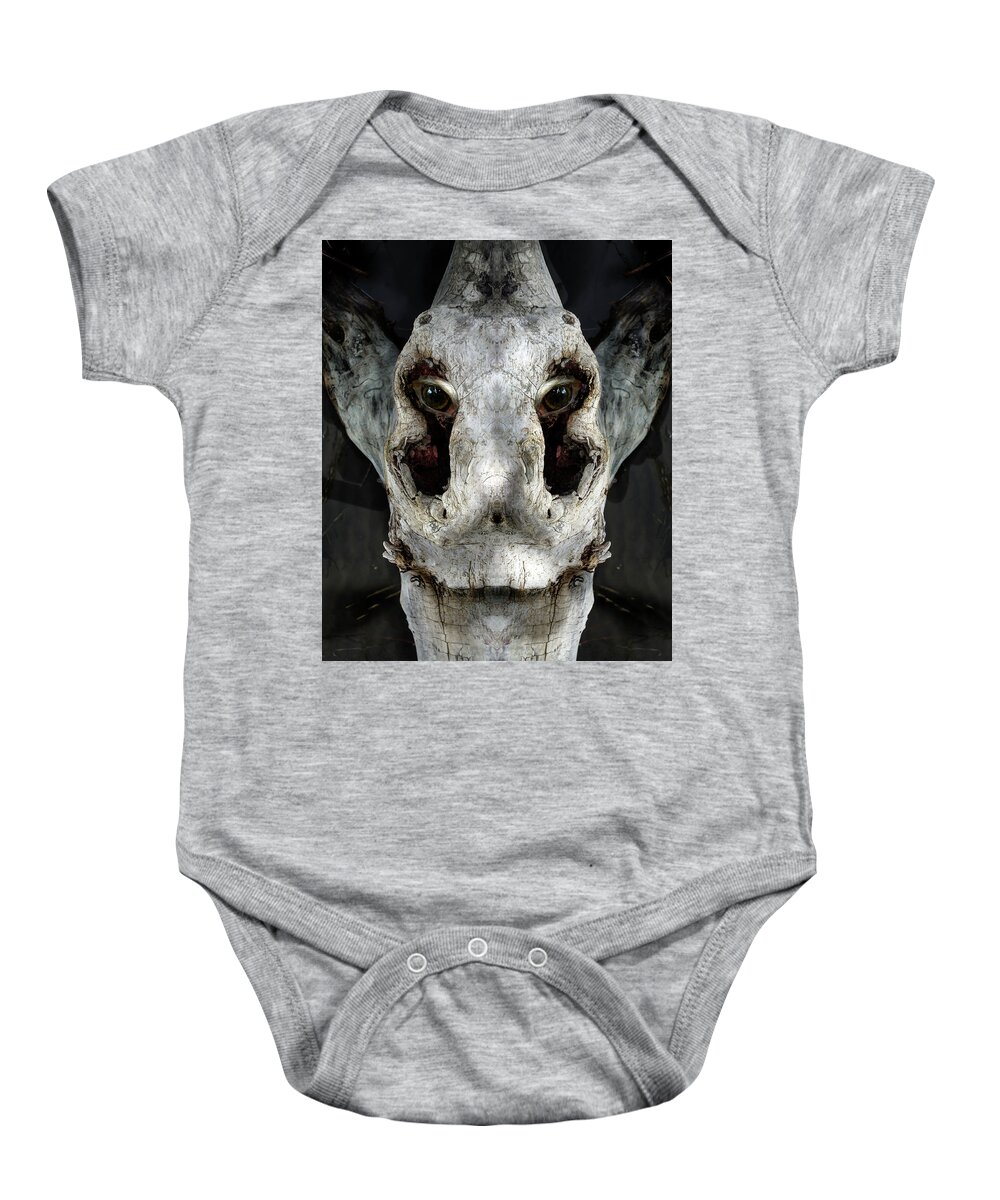 Wood Baby Onesie featuring the photograph Woody 206 by Rick Mosher