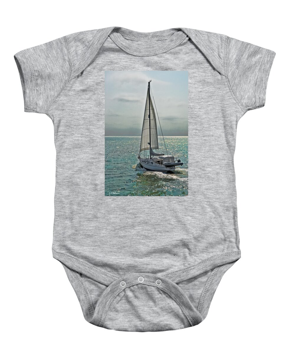 Y-knot Baby Onesie featuring the photograph Y-Knot Heads Out by Christopher Holmes