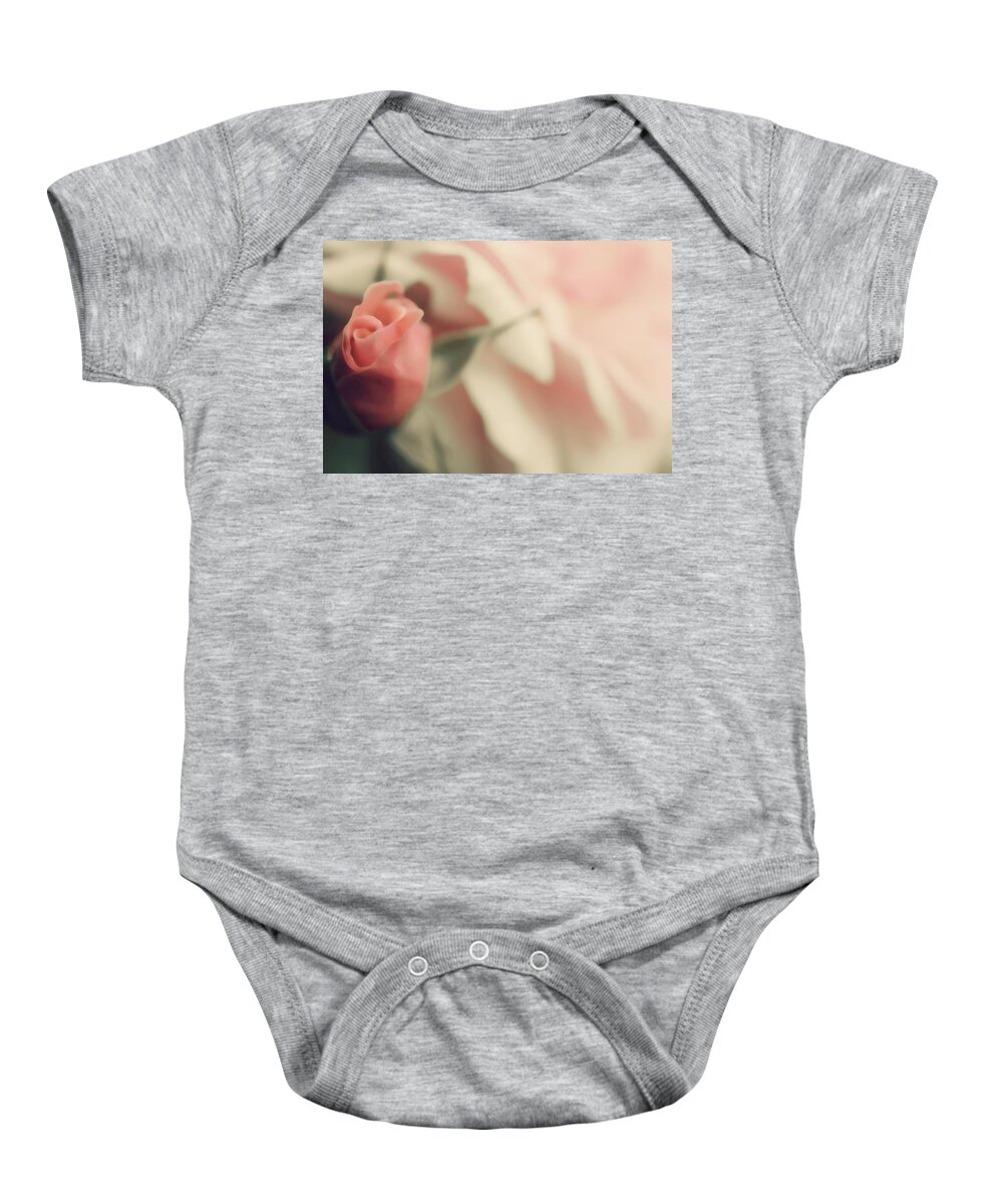 Rose Baby Onesie featuring the photograph Youthful Sweet Rose by The Art Of Marilyn Ridoutt-Greene