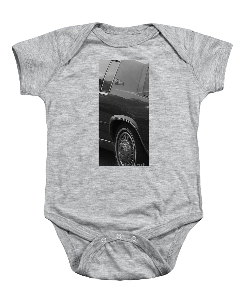Car Baby Onesie featuring the photograph A caddy of a time, #1 by Julie Grimshaw