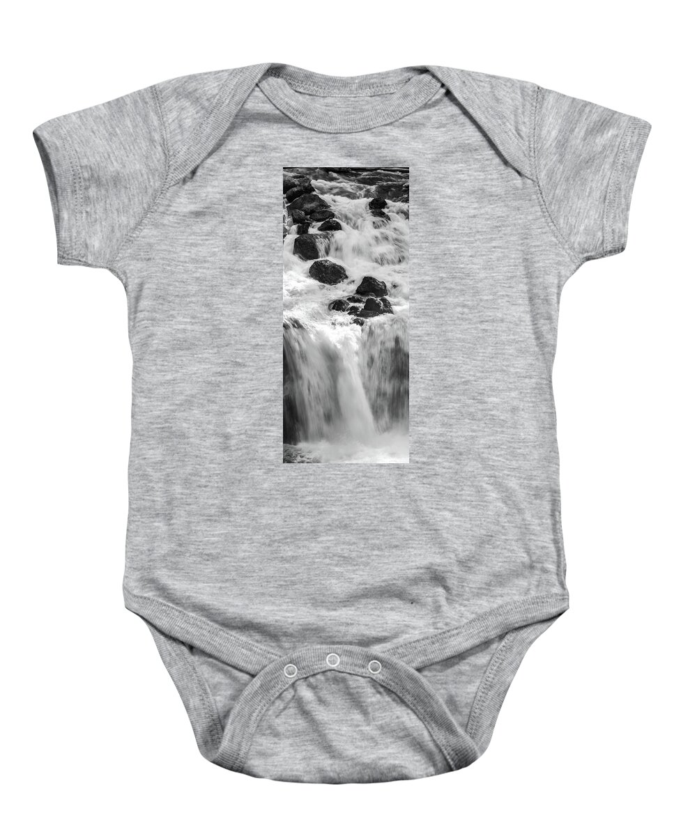 National Parks Baby Onesie featuring the photograph Firehole River And Waterfalls In Yellowstone Wyoming #1 by Alex Grichenko