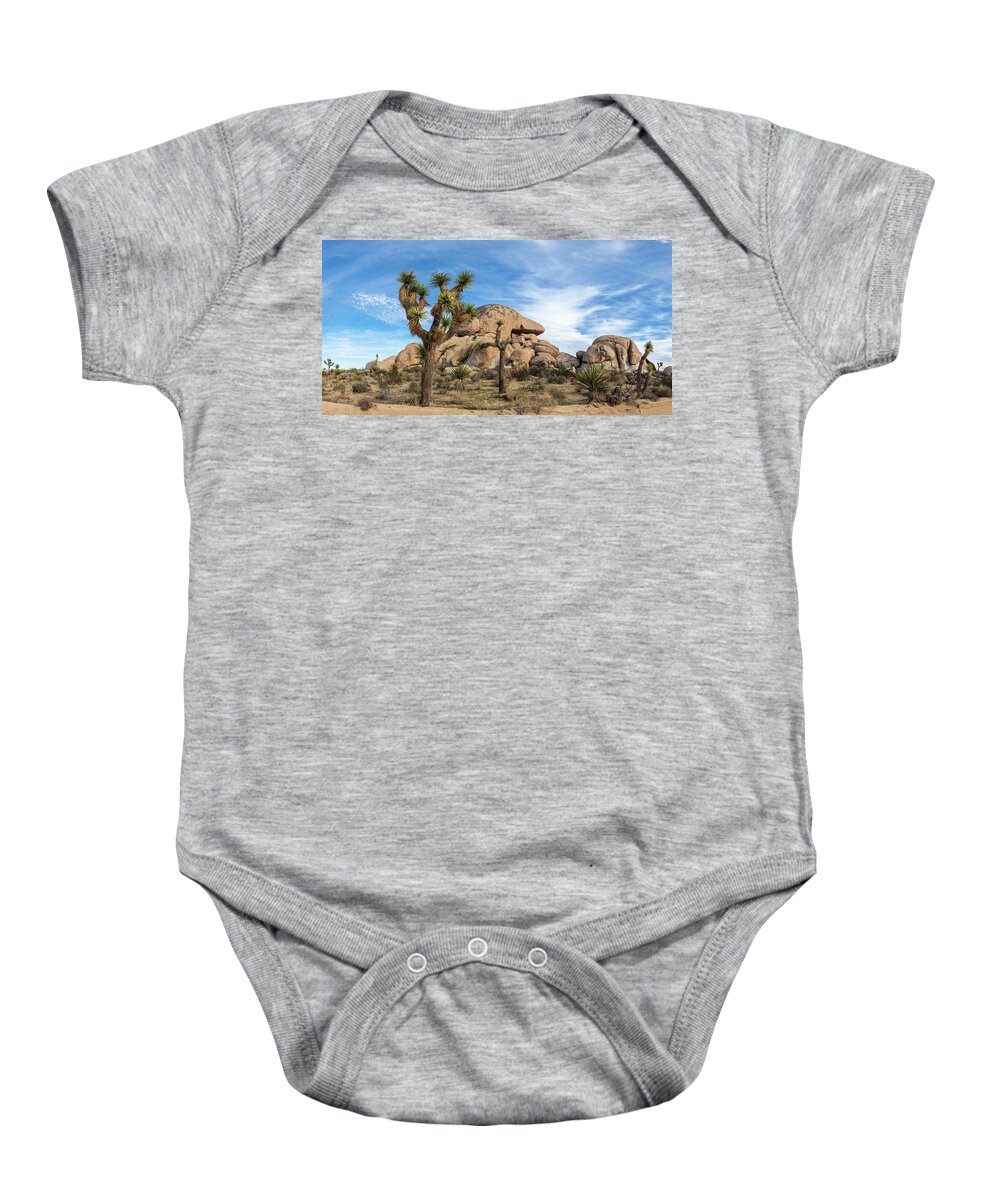Blue Sky Baby Onesie featuring the photograph Geology Tour Road #1 by Peter Tellone