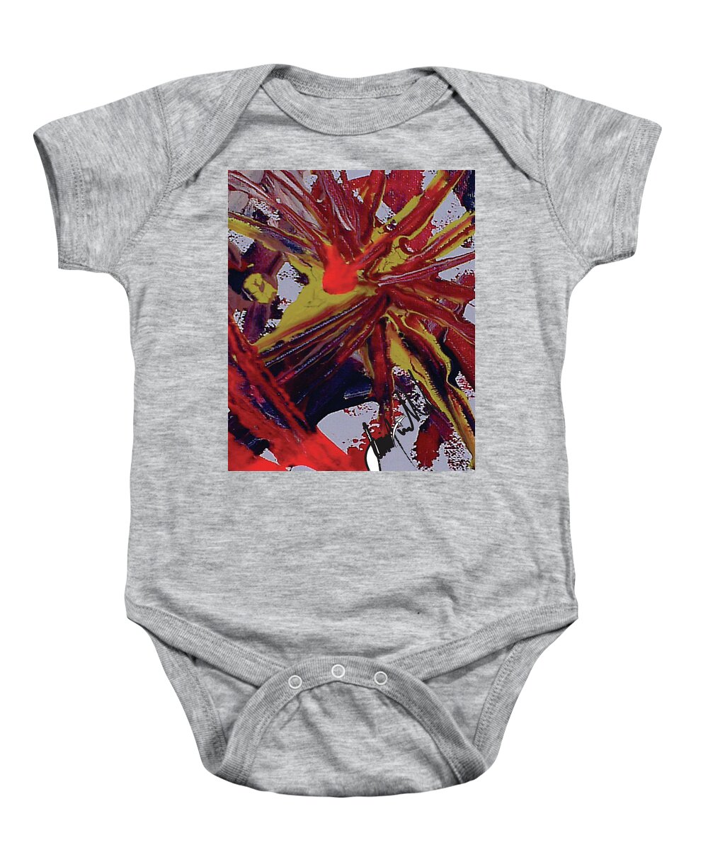  Baby Onesie featuring the digital art Gravitate #1 by Jimmy Williams