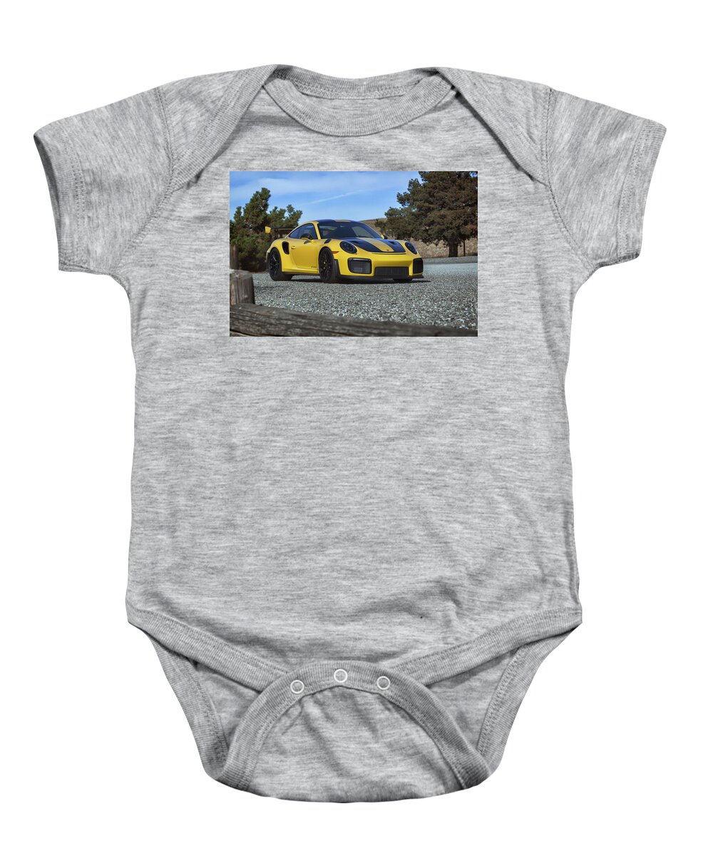 Cars Baby Onesie featuring the photograph #Porsche 911 #GT2RS #Print #1 by ItzKirb Photography