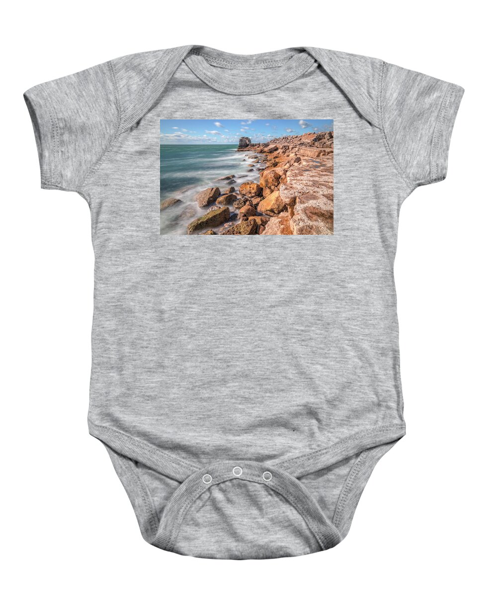 Pulpit Rock Baby Onesie featuring the photograph Portland Bill - England #13 by Joana Kruse
