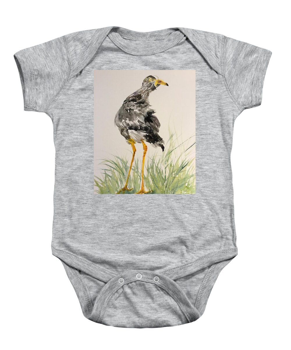 1332019 Baby Onesie featuring the painting 1332019 by Han in Huang wong