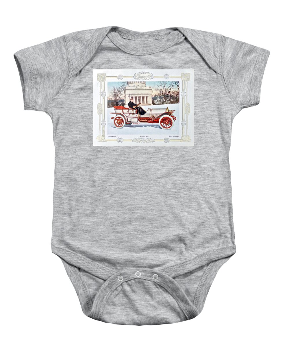 Speedwell Cars Baby Onesie featuring the photograph 1912 Speedwell Model 9-C by Ira Shander