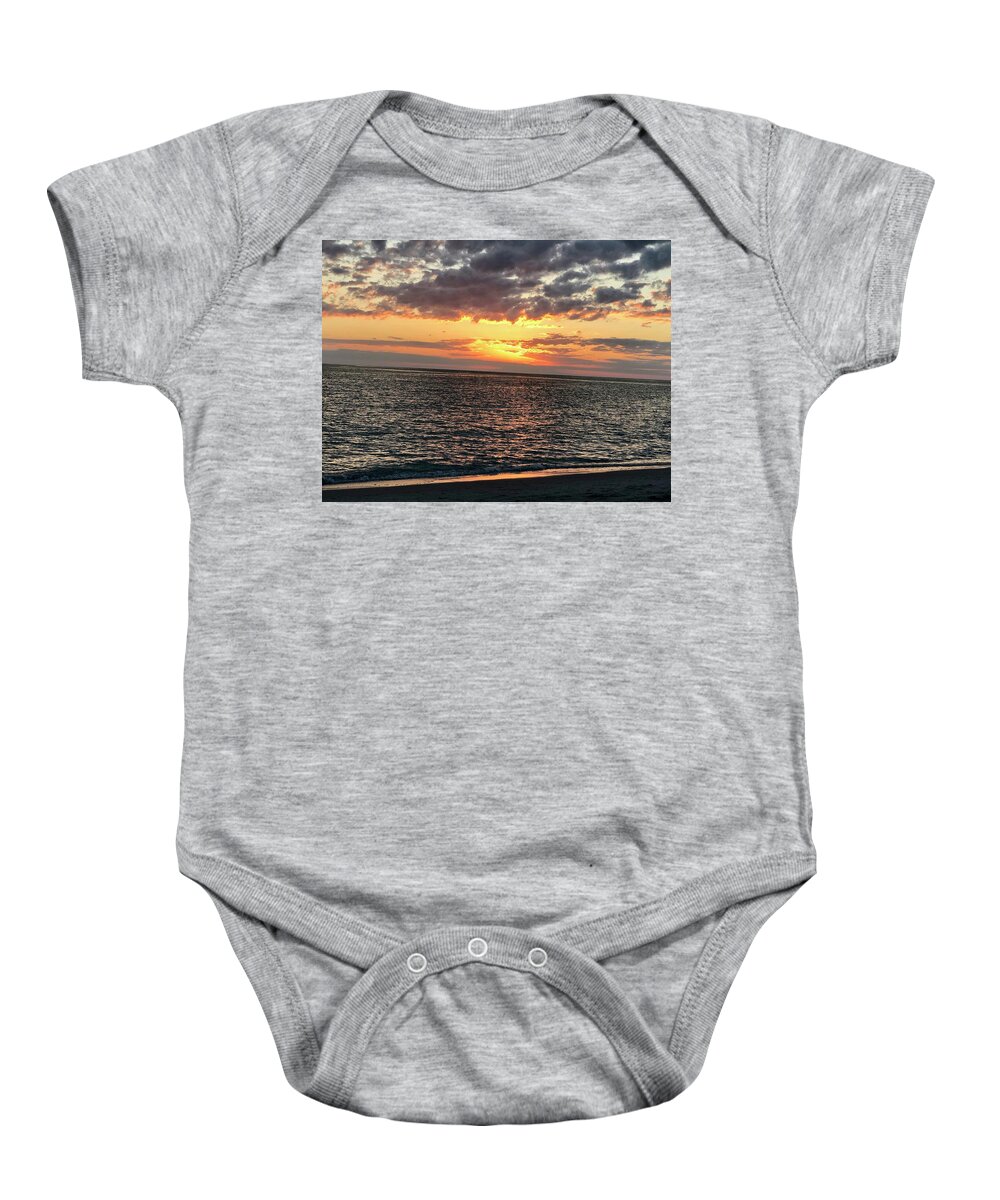 Beach Baby Onesie featuring the photograph After the Sun Sets Captiva Island Florida 2019 by Shelly Tschupp