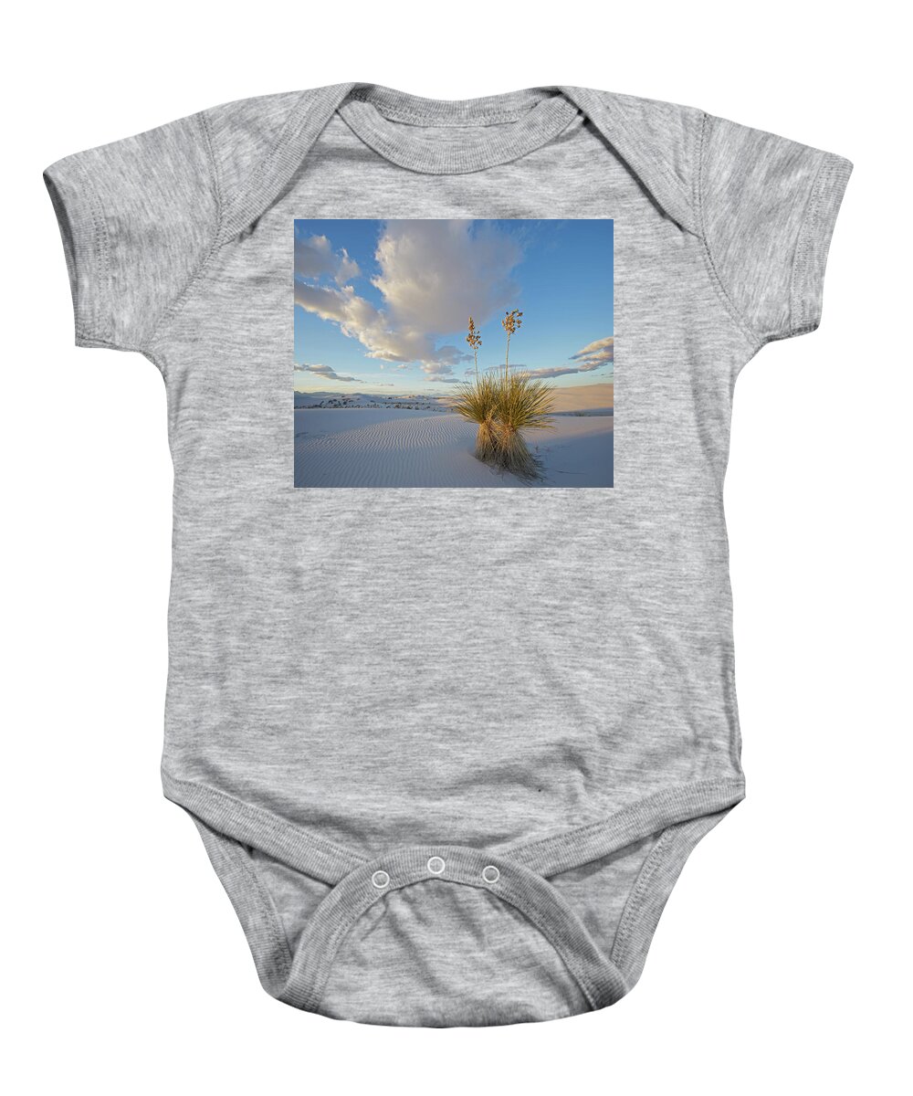 00557641 Baby Onesie featuring the photograph Agave, White Sands Nm, New Mexico by Tim Fitzharris