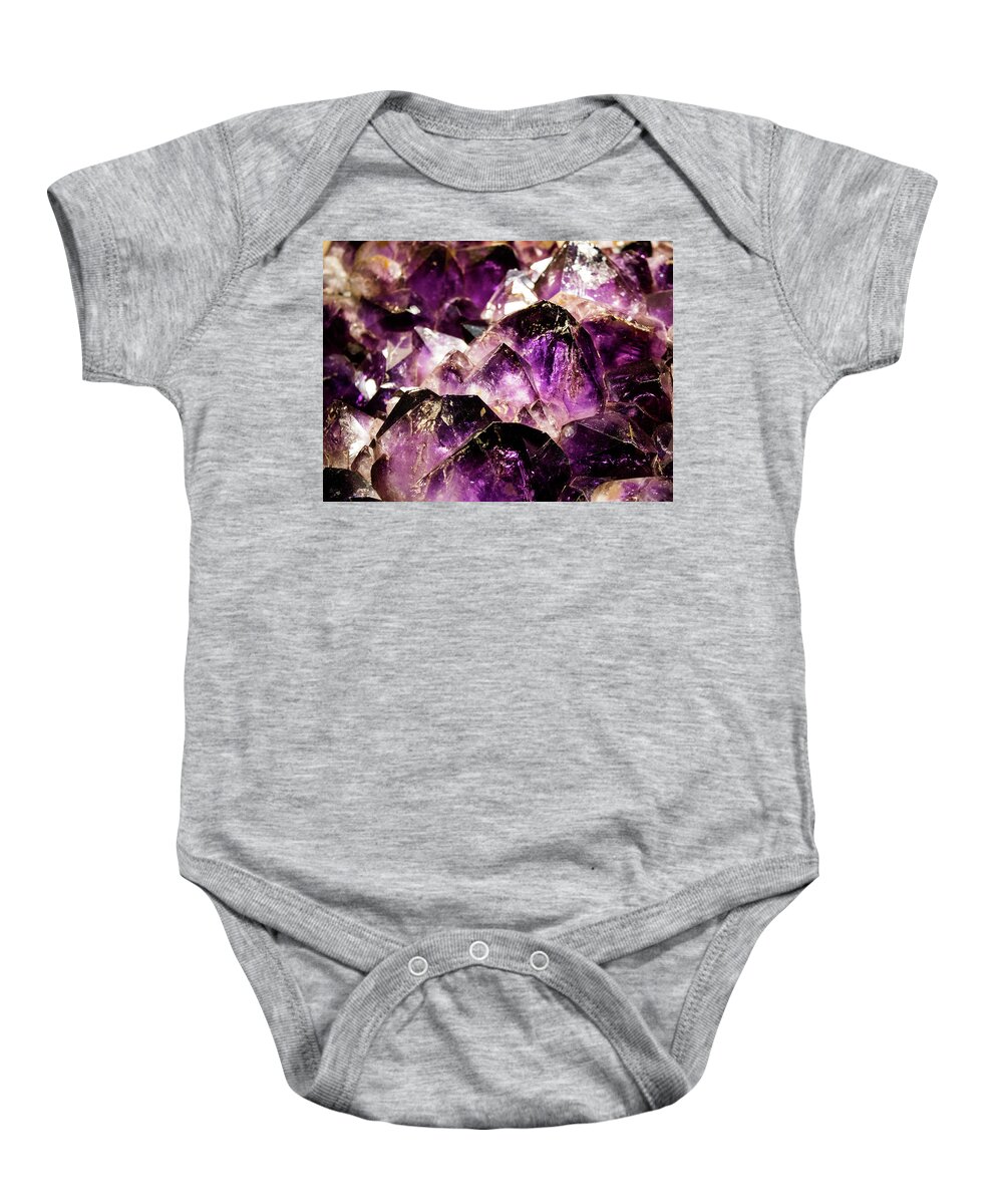 Amethyst Baby Onesie featuring the photograph Amethyst Dream by Susie Weaver