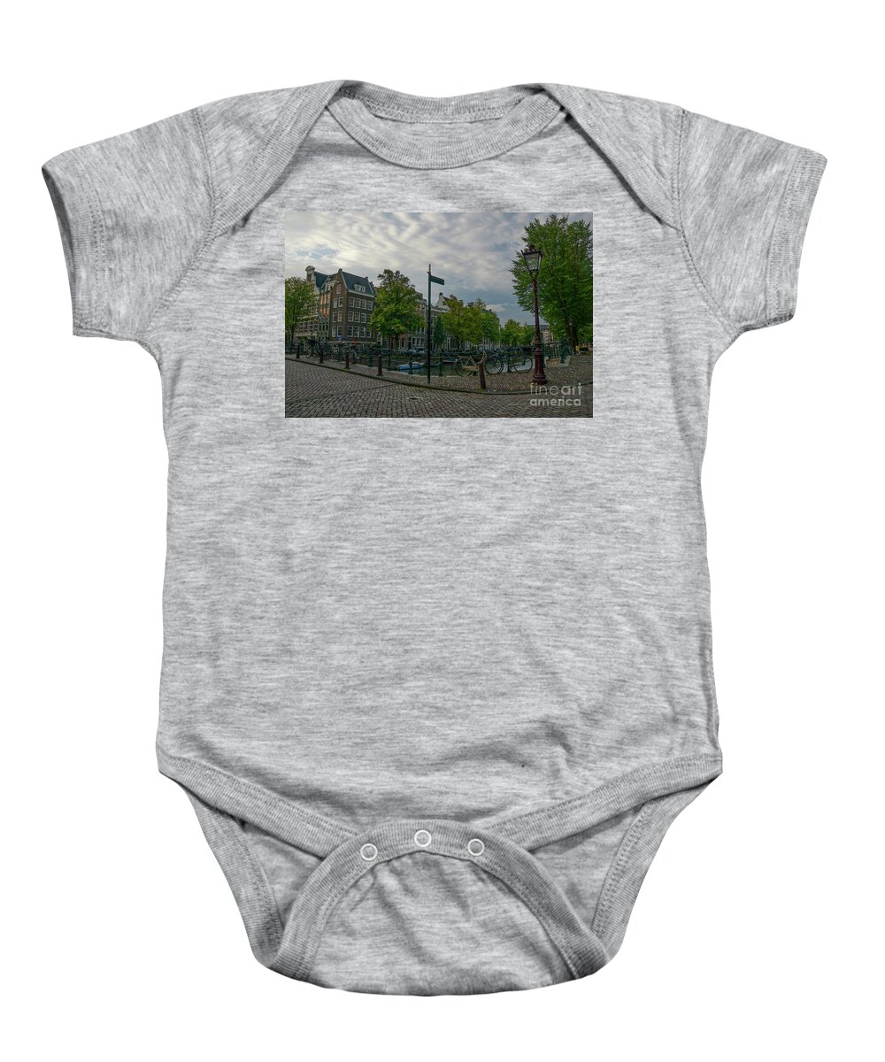Amsterdam Baby Onesie featuring the photograph Amsterdam Wave by Brian Kamprath