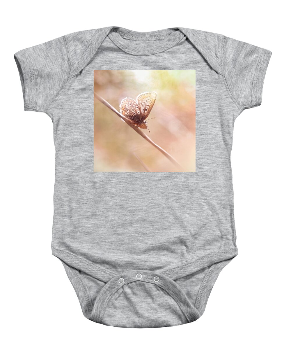 Butterfly Baby Onesie featuring the photograph Around The Meadow 5 by Jaroslav Buna