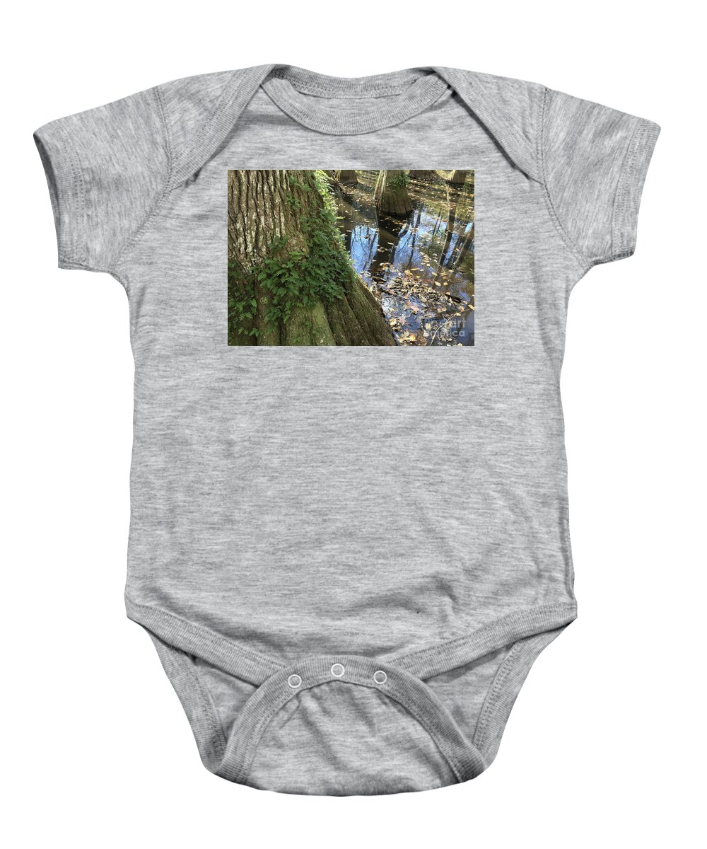 Bayou Baby Onesie featuring the photograph Bayou 1 by Dominique Fortier