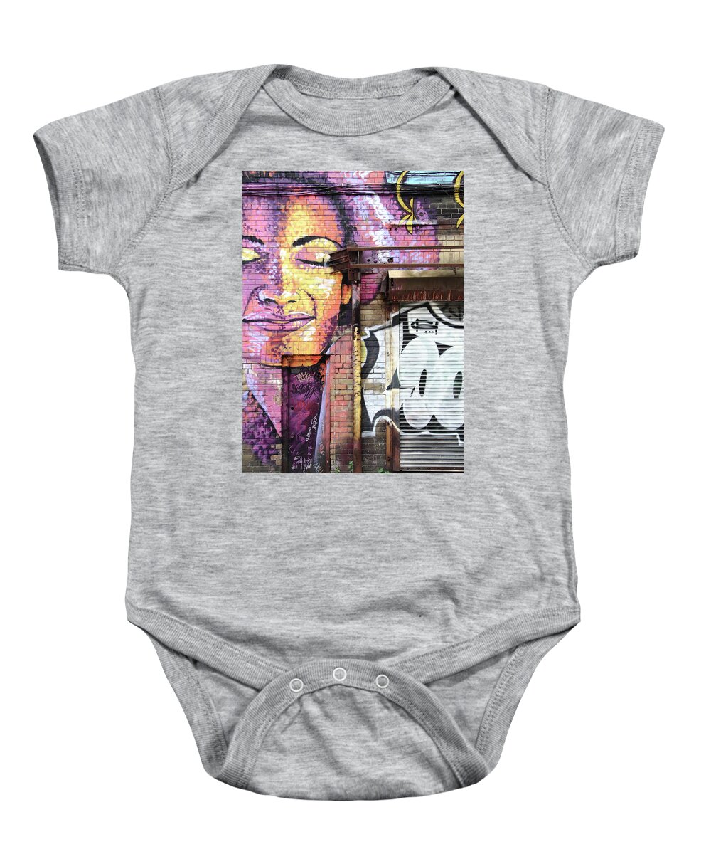 Color Baby Onesie featuring the photograph Beaming by Kreddible Trout