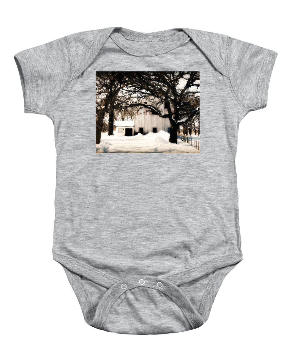 Top Selling Art Baby Onesie featuring the photograph Beneath The Oaks by Julie Hamilton