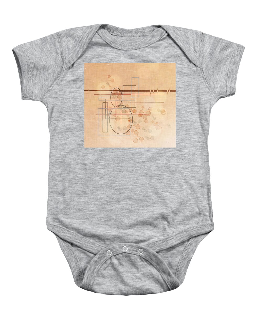 Red Baby Onesie featuring the digital art Blood Red by Berlynn